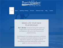 Tablet Screenshot of bariathletes.com